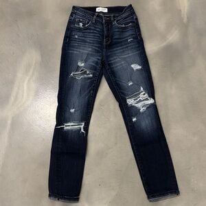 BKE Dark Blue Mom fit Jeans
